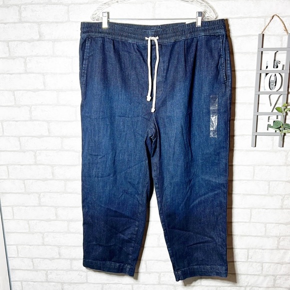 Free assembly denim crop jogger size xl - Picture 2 of 13